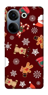 Чохол на TECNO Camon 20 Pro (CK7n) Новорічний v6 фото 1 з 1