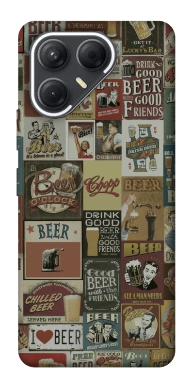 Чохол на TECNO Pova 7 Retro collage ver.1 фото 1 з 1