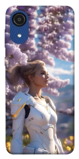 Чехол на Samsung Galaxy A03 Core Cyber space girl ver.1 фото 1 из 1