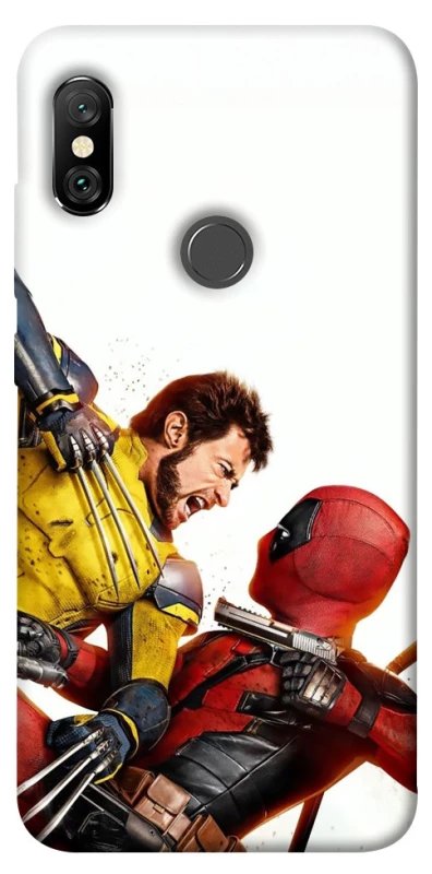 Чехол на Xiaomi Redmi Note 6 Pro Deadpool and Wolverine фото 1 из 1