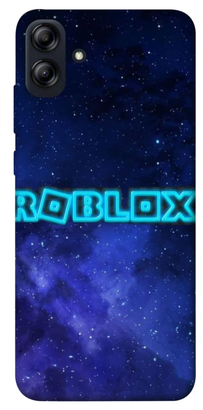 Чохол на Samsung Galaxy A04e Roblox Space Logo Blue фото 1 з 1
