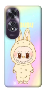Чохол на Oppo A60 Fluffy Rainbow Labubu фото 1 з 1
