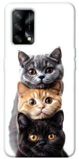 Чехол на Oppo A74 4G Красивые котики фото 1 из 1