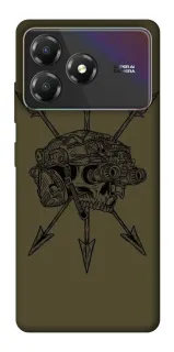 Чохол на ZTE Blade A36 Mil skull фото 1 з 1