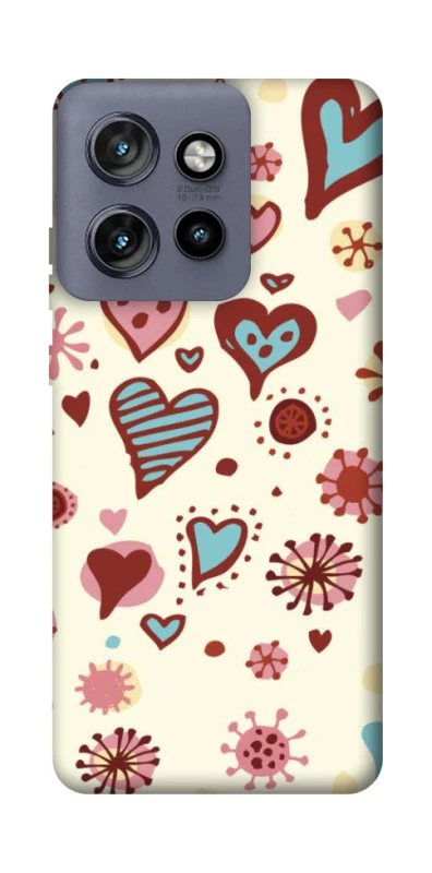 Чохол на Motorola Edge 50 Neo Pretty hearts фото 1 з 1