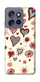 Чохол на Motorola Edge 50 Neo Pretty hearts фото 1 з 1