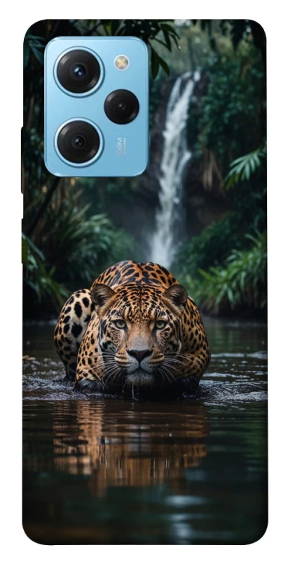 Чохол на Xiaomi Poco X5 Pro 5G Leopard in water фото 1 з 1
