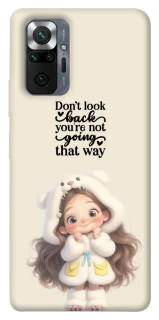 Чехол на Xiaomi Redmi Note 10 Pro Don't look back фото 1 из 1