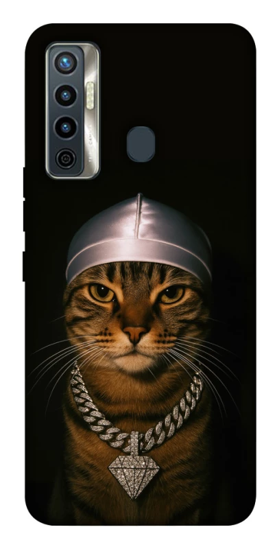Чехол на TECNO Camon 17 Cat in Bling фото 1 из 1