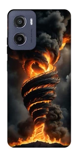 Чехол на Motorola Moto G05 Огненный торнадо фото 1 из 1