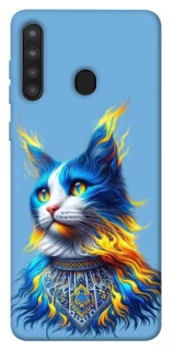 Чохол на Samsung Galaxy A21 Кіт патріот фото 1 з 1