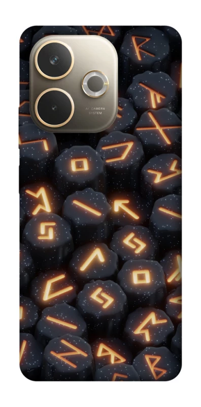 Чехол на Oppo A5 Pro 4G Огненые руны фото 1 из 1