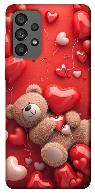 Чохол на Samsung Galaxy A73 5G bear in hearts фото 1 з 1