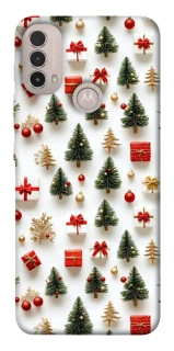 Чехол на Motorola Moto E40 Christmas spirit ver.8 фото 1 из 1