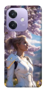 Чехол на Oppo A3 4G Cyber space girl ver.1 фото 1 из 1