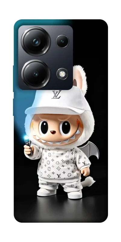 Чохол на Xiaomi Poco M6 Pro 4G Labubu with flashlight ver.1 фото 1 з 1