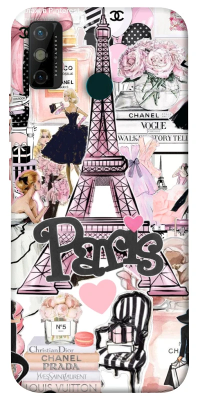 Чехол на TECNO Spark 6 Go Fashion collage ver.8 фото 1 из 1