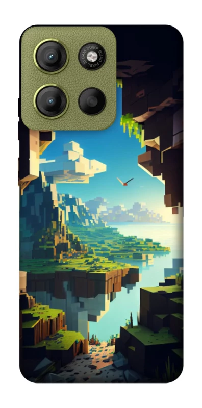 Чохол на Motorola Moto G15 4G Minecraft sunrise фото 1 з 1