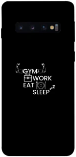 Чехол на Samsung Galaxy S10 Gym v2 фото 1 из 1