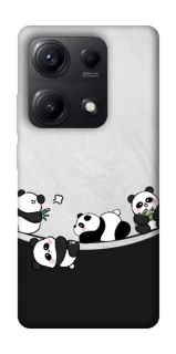 Чехол на Xiaomi Redmi Note 14S Four pandas фото 1 из 1