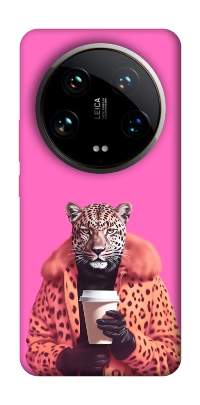 Чехол на Xiaomi 14 Ultra Леопард с кофе фото 1 из 1