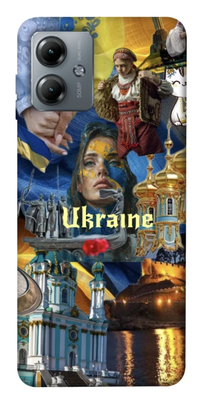 Чохол на Motorola Moto G14 Ukraine style ver.3 фото 1 з 1