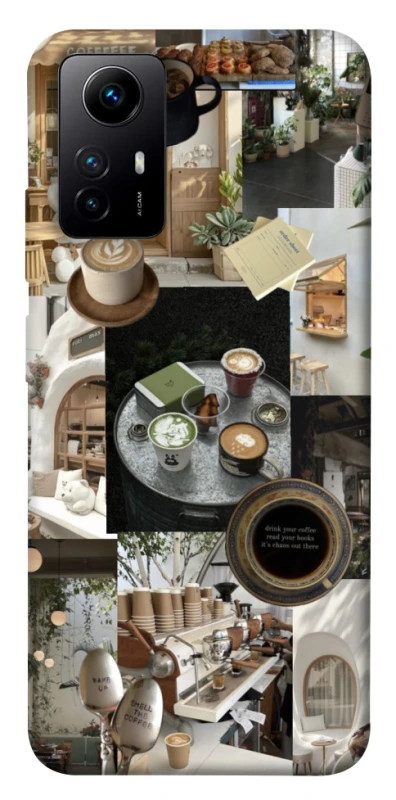 Чехол на Xiaomi Redmi Note 12S Coffee collage ver.4 фото 1 из 1