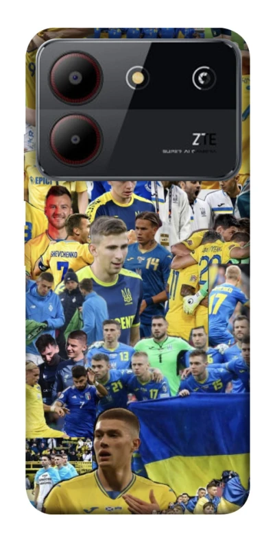 Чехол на ZTE Blade A54 4G UA-Football ver.6 фото 1 из 1