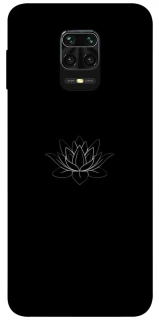 Чохол на Xiaomi Redmi Note 9s / Note 9 Pro / Note 9 Pro Max Black Lotus фото 1 з 1