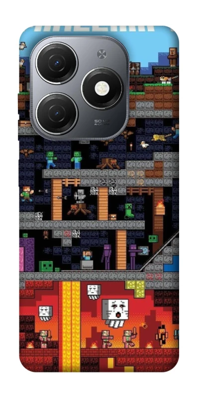 Чохол на TECNO Spark 20 Minecraft фото 1 з 1