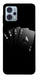 Чохол на Motorola Moto G23 Black Cards фото 1 Чохол на Motorola Moto G23 Black Cards фото 1 з 1