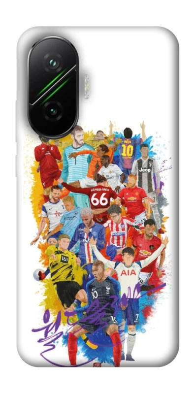 Чохол на Xiaomi Poco F7 Football Abstract v2 фото 1 з 1