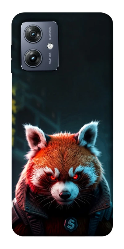 Чехол на Motorola Moto G54 Cyber Red Panda фото 1 из 1
