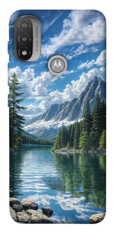 Чехол на Motorola Moto E20 River in the mountains фото 1 из 1