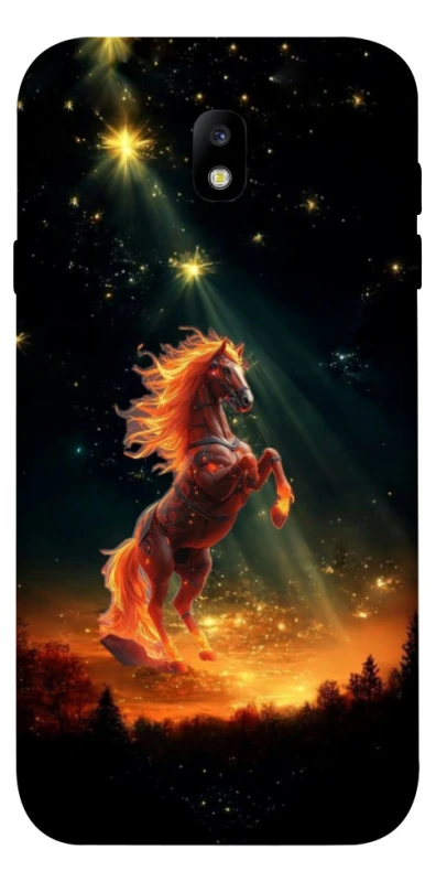 Чохол на Samsung J730 Galaxy J7 (2017) Red Fire Horse ver.2 фото 1 з 1