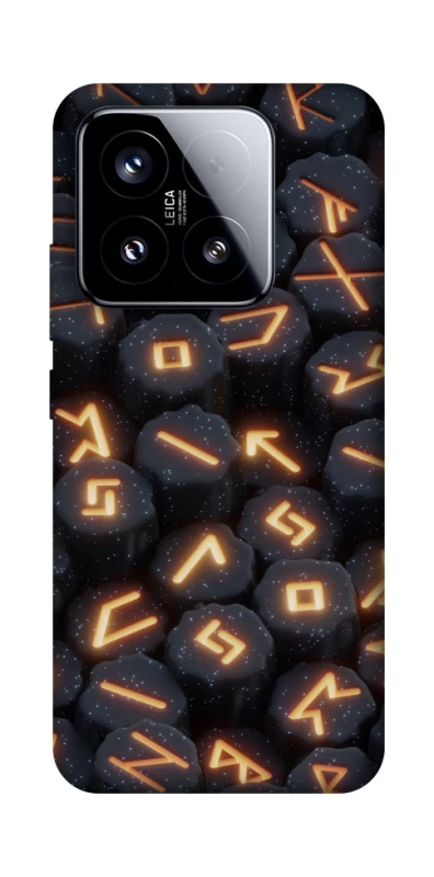 Чехол на Xiaomi 15 Огненые руны фото 1 из 1