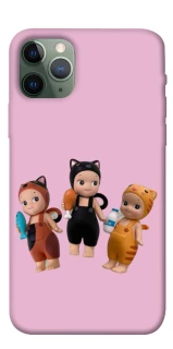 Чохол на Apple iPhone 11 Pro (5.8") Cat Cafe Trio фото 1 з 1