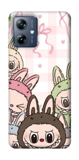 Чохол на Motorola Moto G54 Power All Labubu 2 фото 1 з 1