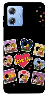 Чохол на Motorola Moto G84 Love is ver.2 фото 1 з 1
