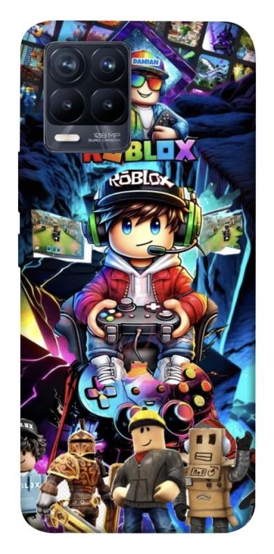 Чехол на Realme 8 Roblox collage ver.4 фото 1 из 1