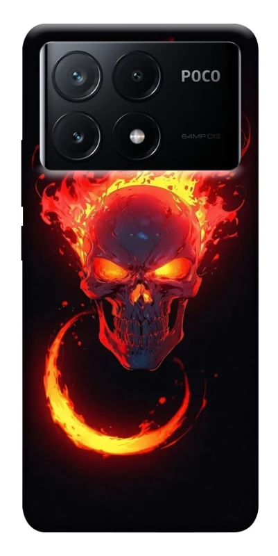 Чохол на Xiaomi Poco X6 Blood Skull фото 1 з 1