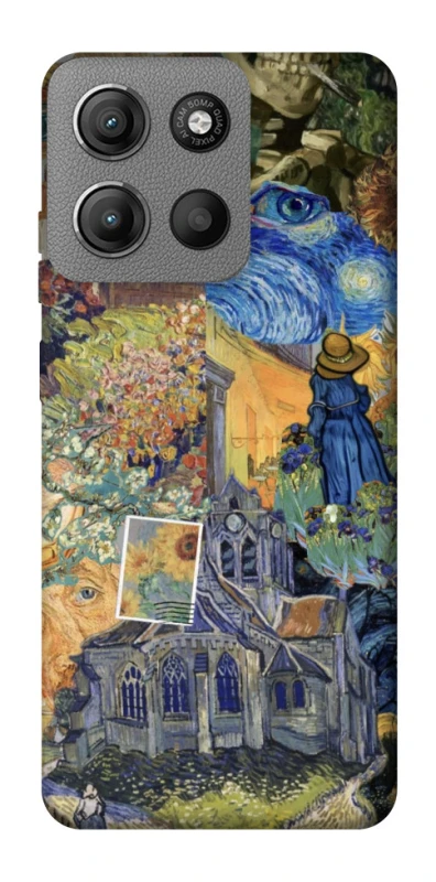 Чехол на Motorola Moto G15 4G Van Gogh collage фото 1 из 1