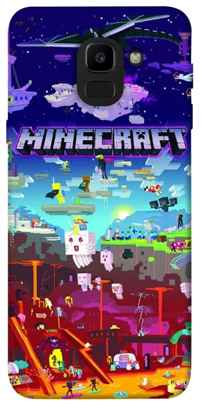 Чохол на Samsung J600F Galaxy J6 (2018) Minecraft world фото 1 з 1