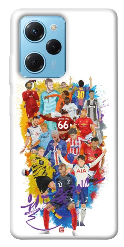 Чехол на Xiaomi Poco X5 Pro 5G Football Abstract v2 фото 1 из 1