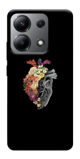 Чехол на Xiaomi Redmi Note 13 4G Heart with flowers фото 1 из 1