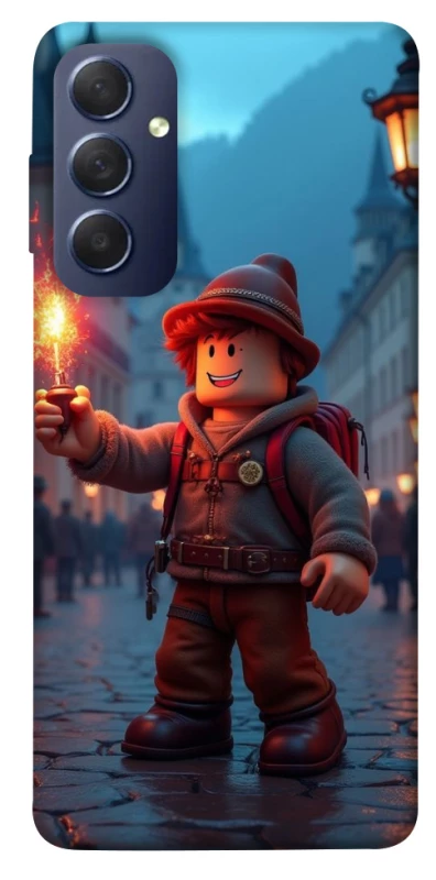 Чохол на Samsung Galaxy M54 5G Roblox Fire Logo Blue Flames фото 1 з 1