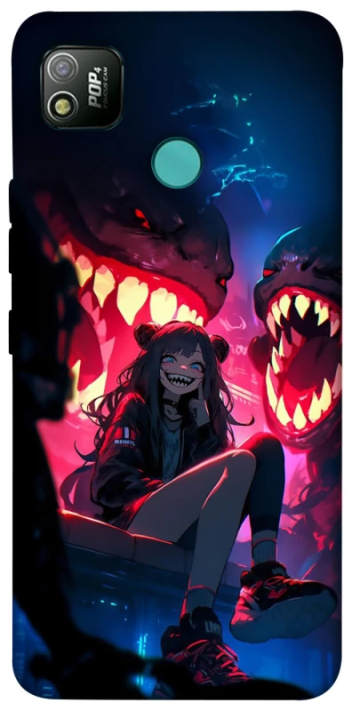 Чохол на TECNO POP 4 Anime girl фото 1 з 1