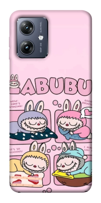 Чохол на Motorola Moto G54 Labubu Dreams Collage фото 1 Чохол на Motorola Moto G54 Labubu Dreams Collage фото 1 з 1