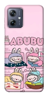 Чохол на Motorola Moto G54 Labubu Dreams Collage фото 1 Чохол на Motorola Moto G54 Labubu Dreams Collage фото 1 з 1