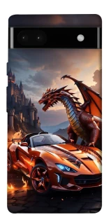 Чохол на Google Pixel 6a Сar and dragon фото 1 з 1